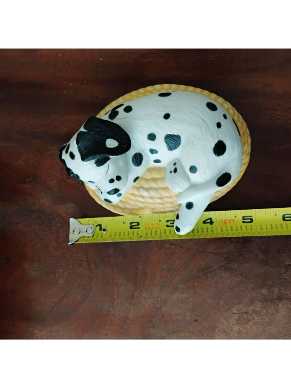 Vintage 1994 Princeton Gallery Dog Tired Dalmatian Puppy Porcelain Figurine - Picture 5 of 9